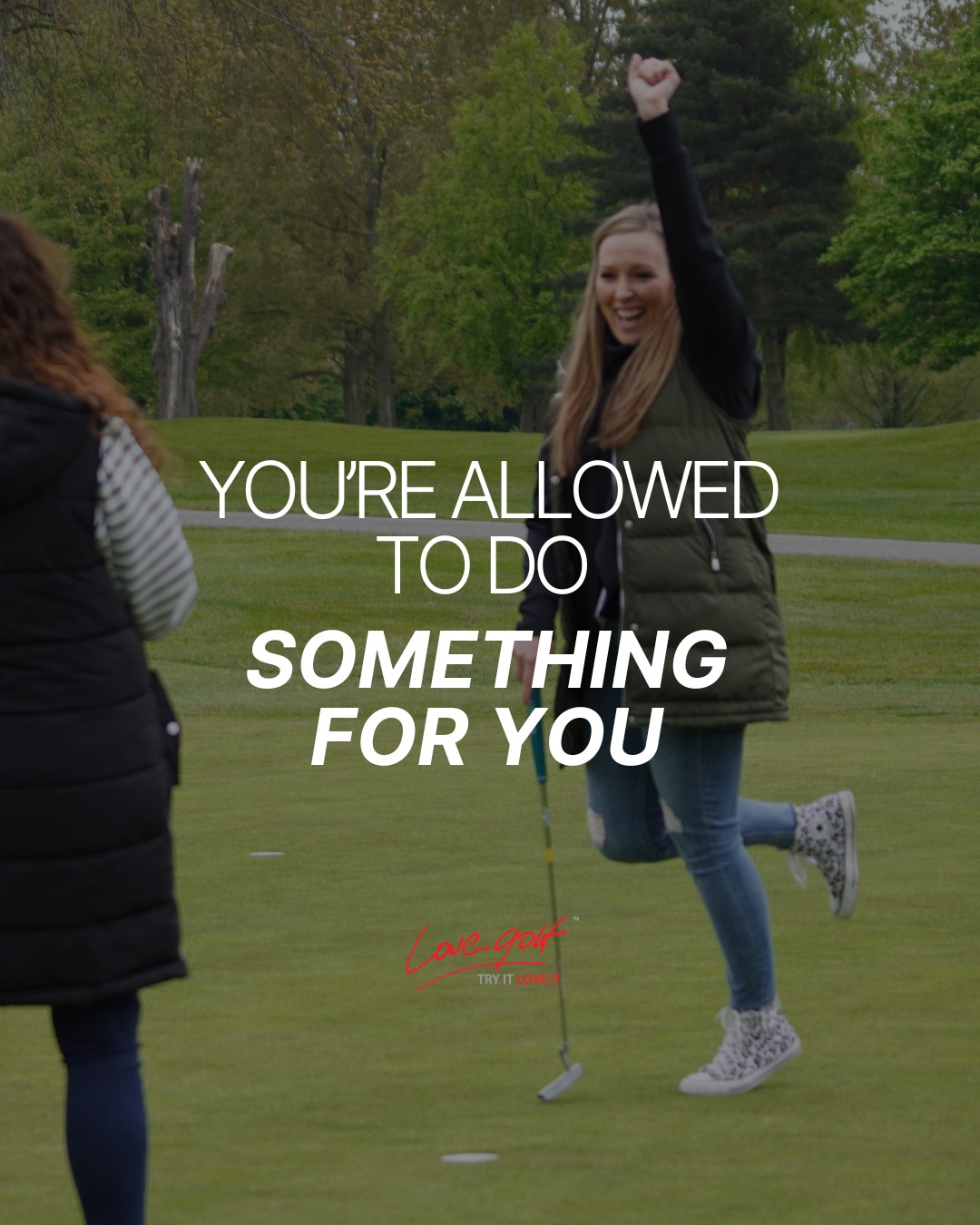 It’s Friday 🥂
Before the weekend fills up with everyone else’s plans…
Before the family group chat takes over…
Before work emails creep in…
Here’s your reminder:
You’re allowed to do something for you 💜
Confidence grows when you show up.
If this is your sign — take it https://love.golf/
👯♀️ Tag a woman who needs this reminder
#lovegolf #womensgolf #WomenSupportingWomen #GirlPower #WomenWithDrive