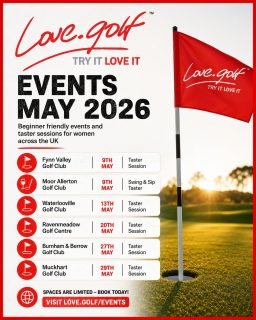 Thinking about trying something new?
Beginner-friendly love.golf taster sessions for women across the UK this May ⛳️
No experience needed — just come along and enjoy it.
👉 Reserve Your Place now via the link in bio
#lovegolf #womensgolf #trygolf #confidence #socialgolf #meetnewpeople