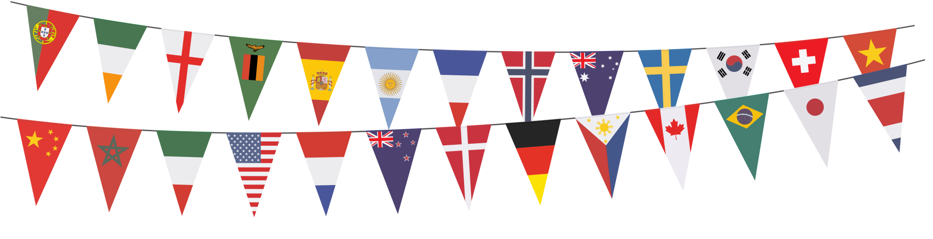 international lovegolf coach flags